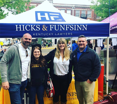 Photo of the Hicks & Funfsinn attorneys at the 1st Annual DiverCity Festival