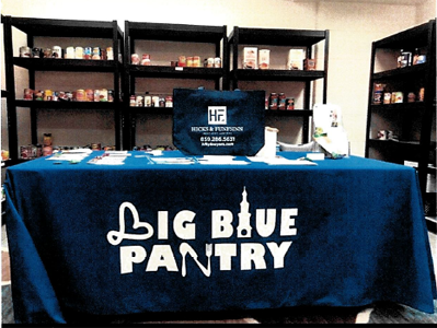  Photo of the Big Blue Pantry sign at University of Kentucky