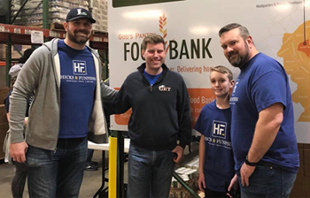  Photo of the Hicks & Funfsinn attorneys at the God's Pantry Food Bank in Lexington